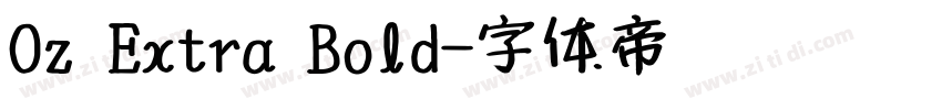 Oz Extra Bold字体转换 Oz Extra Bold字体转换